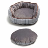 Coș câine ELEGANCE GENTLE DOG, 60 diametru, gri - imagine 2