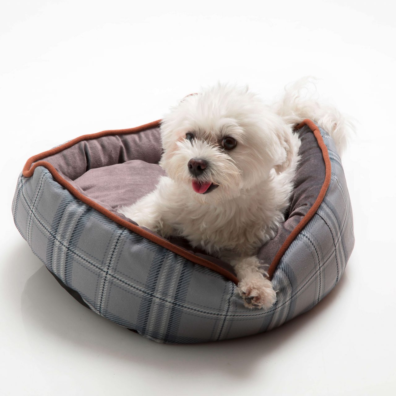 Coș câine ELEGANCE GENTLE DOG, 60 diametru, gri - imagine 3