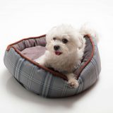 Coș câine ELEGANCE GENTLE DOG, 60 diametru, gri - imagine 3