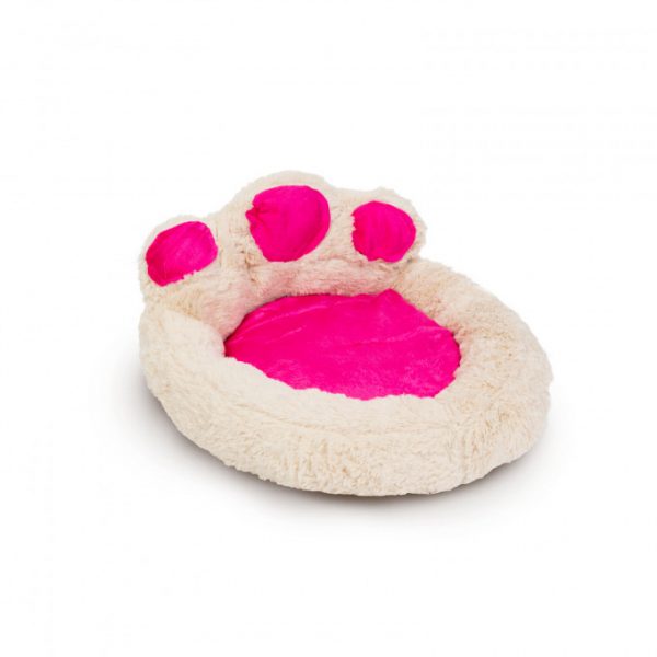 Culcus pentru catei model Labuta Yummy maro-roz deschis