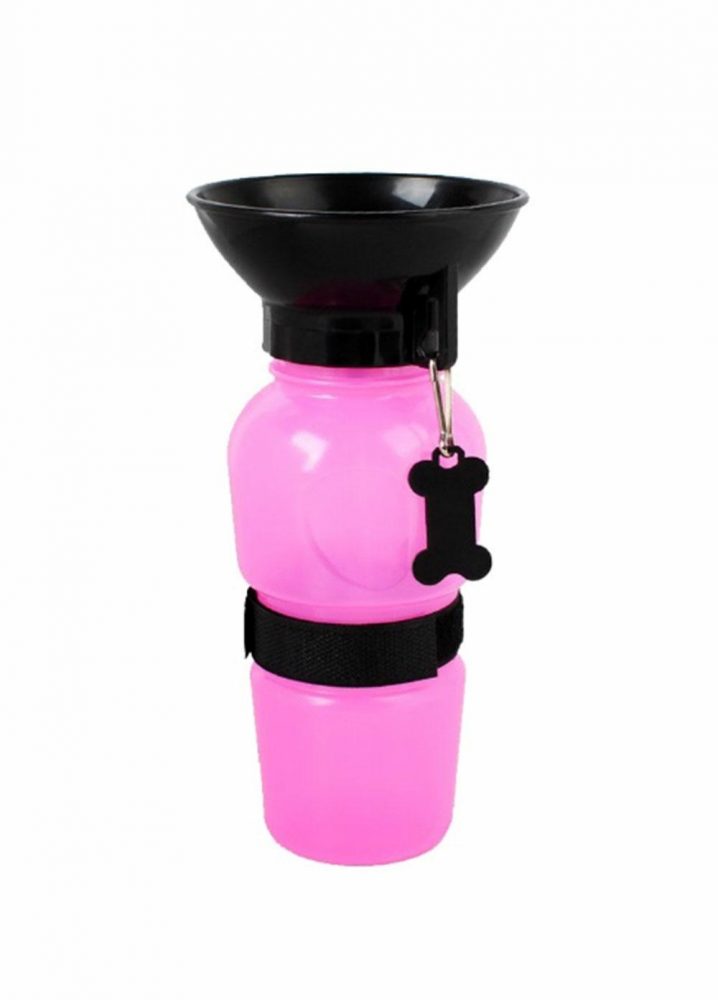 AG604B_ag604b_02.jpg Sticla adapare animale de companie pentru picnic, ROZ AG604B - imagine 1