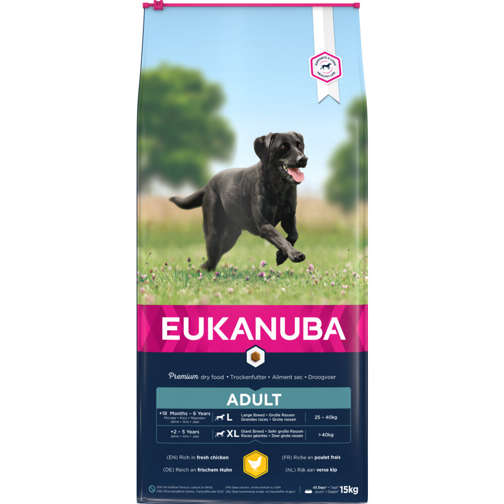 Hrana uscata Caine EUKANUBA Adult Large Breed Chicken 15kg Hrana uscata Caine EUKANUBA  Adult Large Breed Chicken 15kg - imagine 1