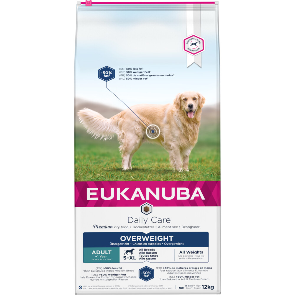 Hrana uscata Caine EUKANUBA Adult Overweight Sterilised All Breeds Chicken 12kg Hrana uscata Caine EUKANUBA  Adult Overweight / Sterilised All Breeds Chicken 12kg - imagine 1