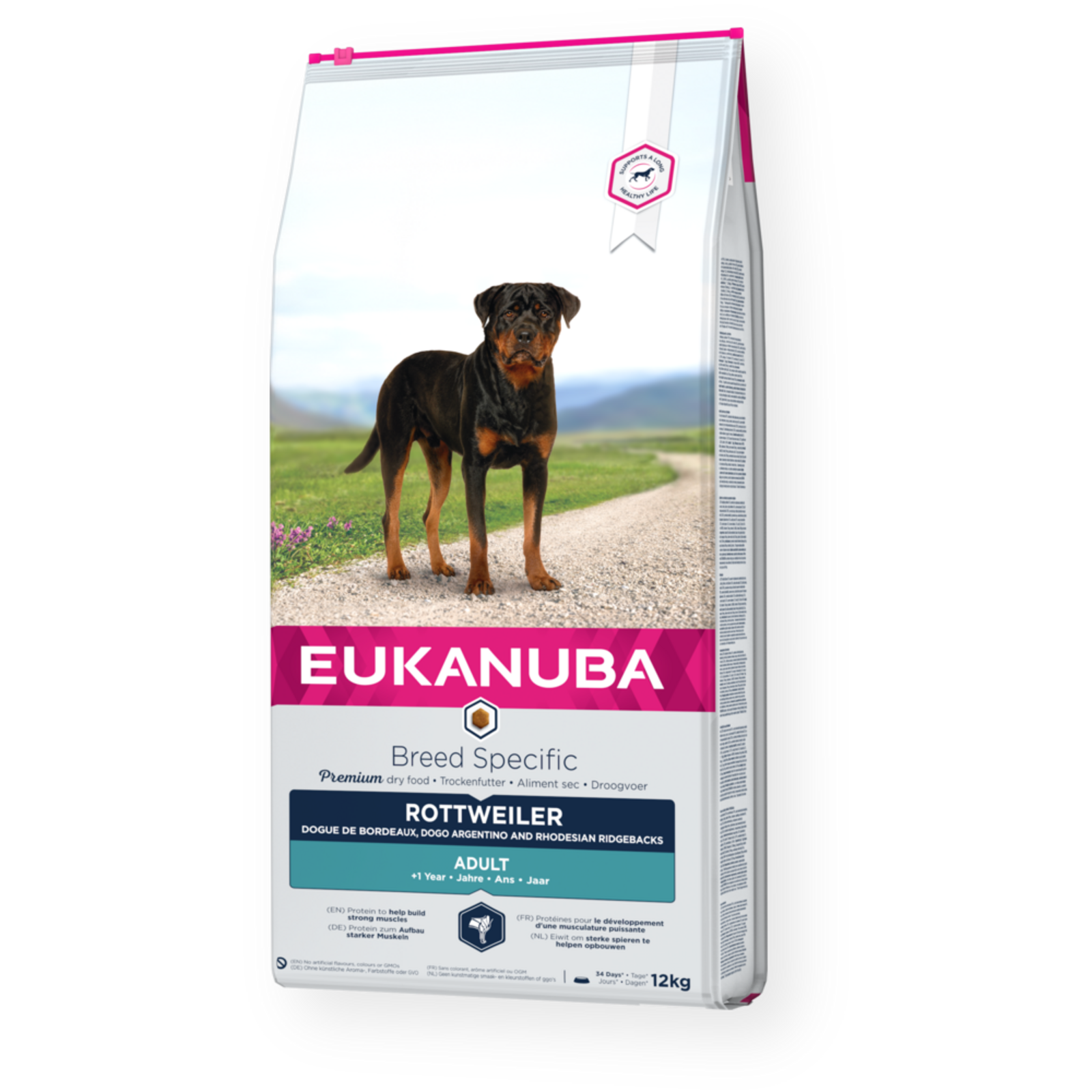 Hrana uscata Caine EUKANUBA Adult Rottweiler Chicken 12kg Hrana uscata Caine EUKANUBA  Adult Rottweiler Chicken 12kg - imagine 1