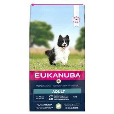 Hrana uscata Caine EUKANUBA  Adult Small&Medium Breeds  Lamb & Rice 18kg