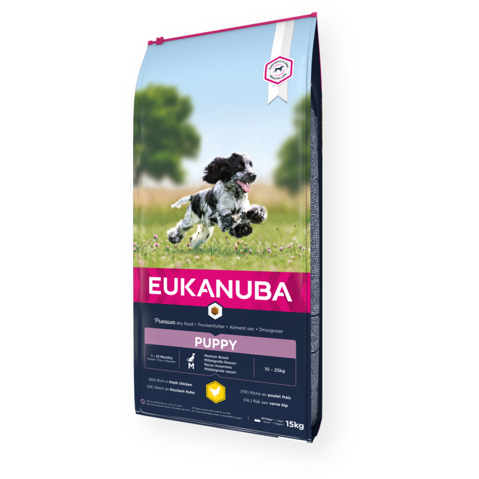 Hrana uscata Caine EUKANUBA Puppy Medium Breed Chicken 15kg-nou Hrana uscata Caine EUKANUBA  Puppy Medium Breed Chicken 15kg - imagine 1