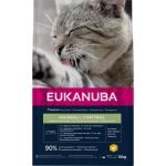Hrana uscata Pisica EUKANUBA  Adult Hairball Control Chicken 10kg