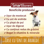Recompese pentru caini SmartBones, PeanutButter Medium, 2 buc - imagine 4