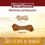 Recompese pentru caini SmartBones, PeanutButter Medium, 2 buc - imagine 2